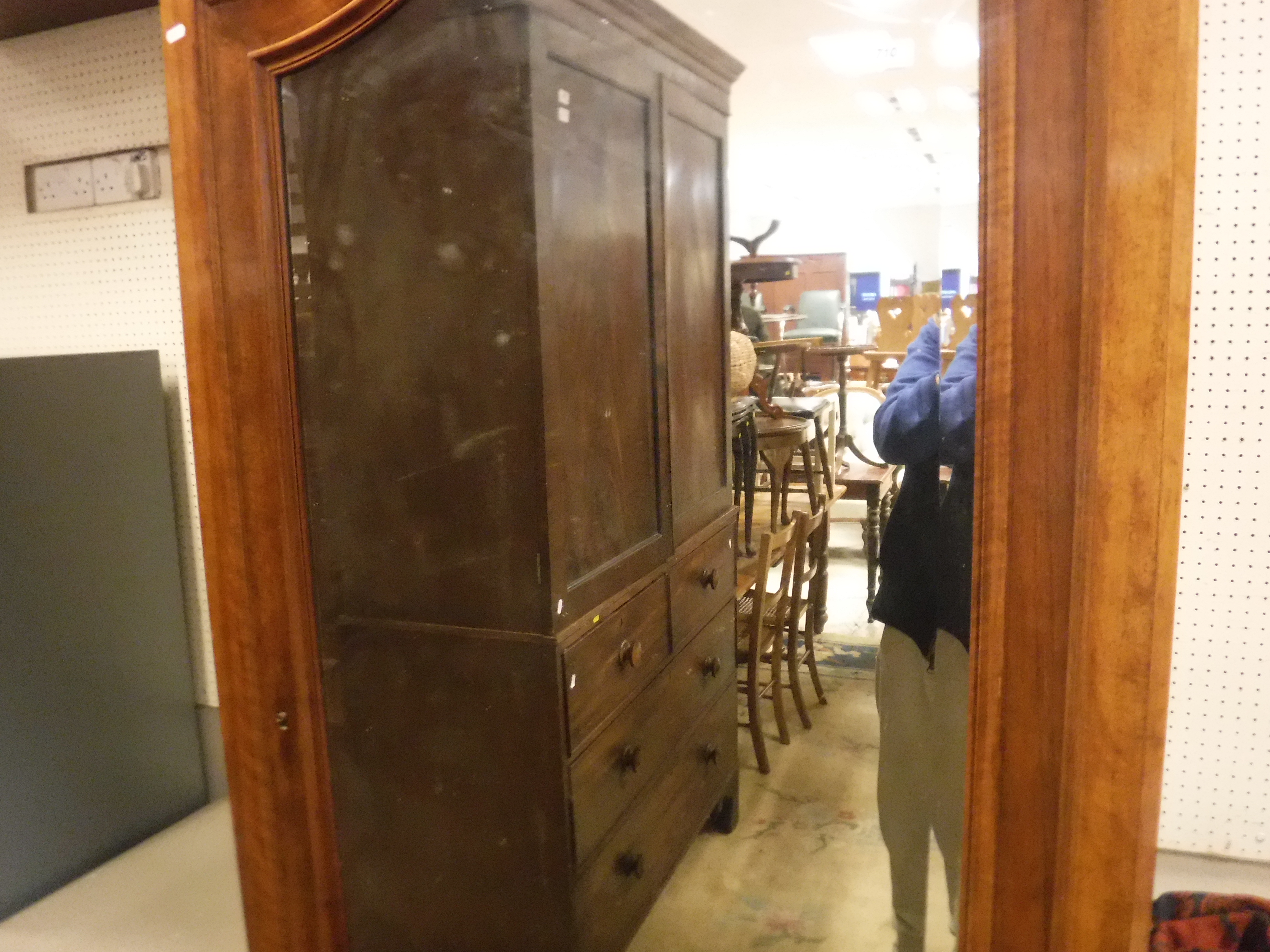 A 19th Century French walnut armoire, - Image 3 of 11