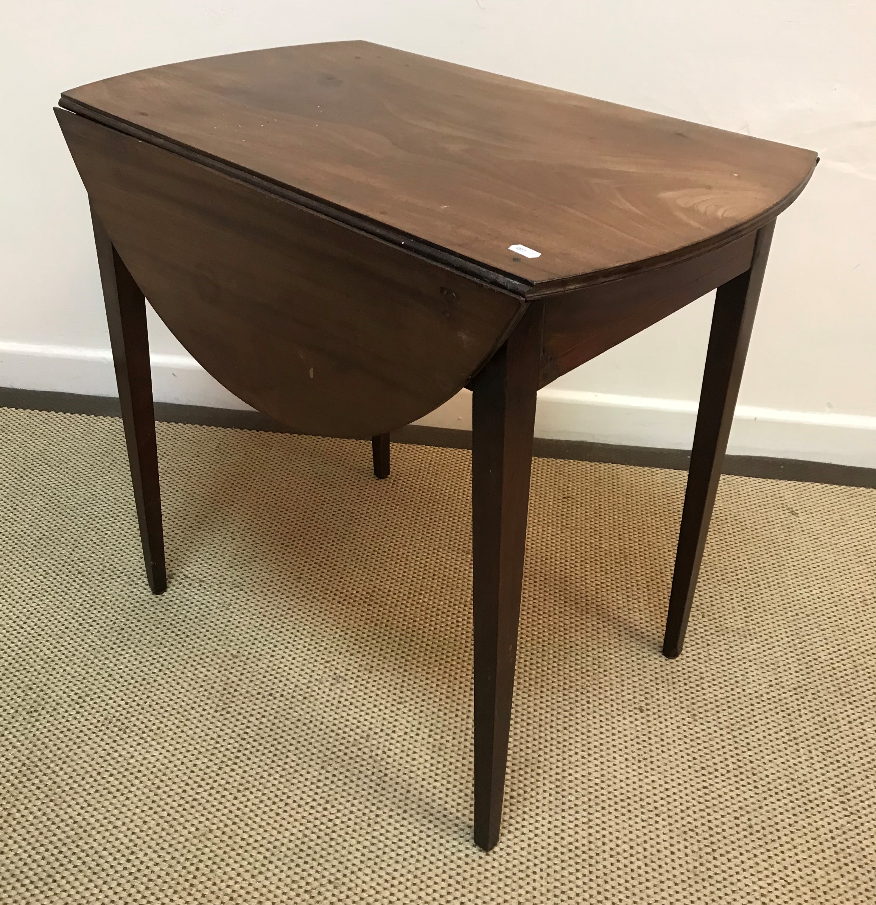 A 19th Century mahogany square washstand with single drawer, 37. - Image 2 of 4