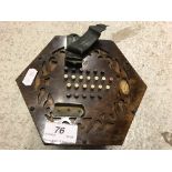 A 19th Century rosewood cased Louis Lachenal forty-eight button concertina No'd 13347