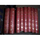 Eight volumes SURTEES tooled and gilded Morocco leather bound, including “Ask Mamma” 1858, “Mr.