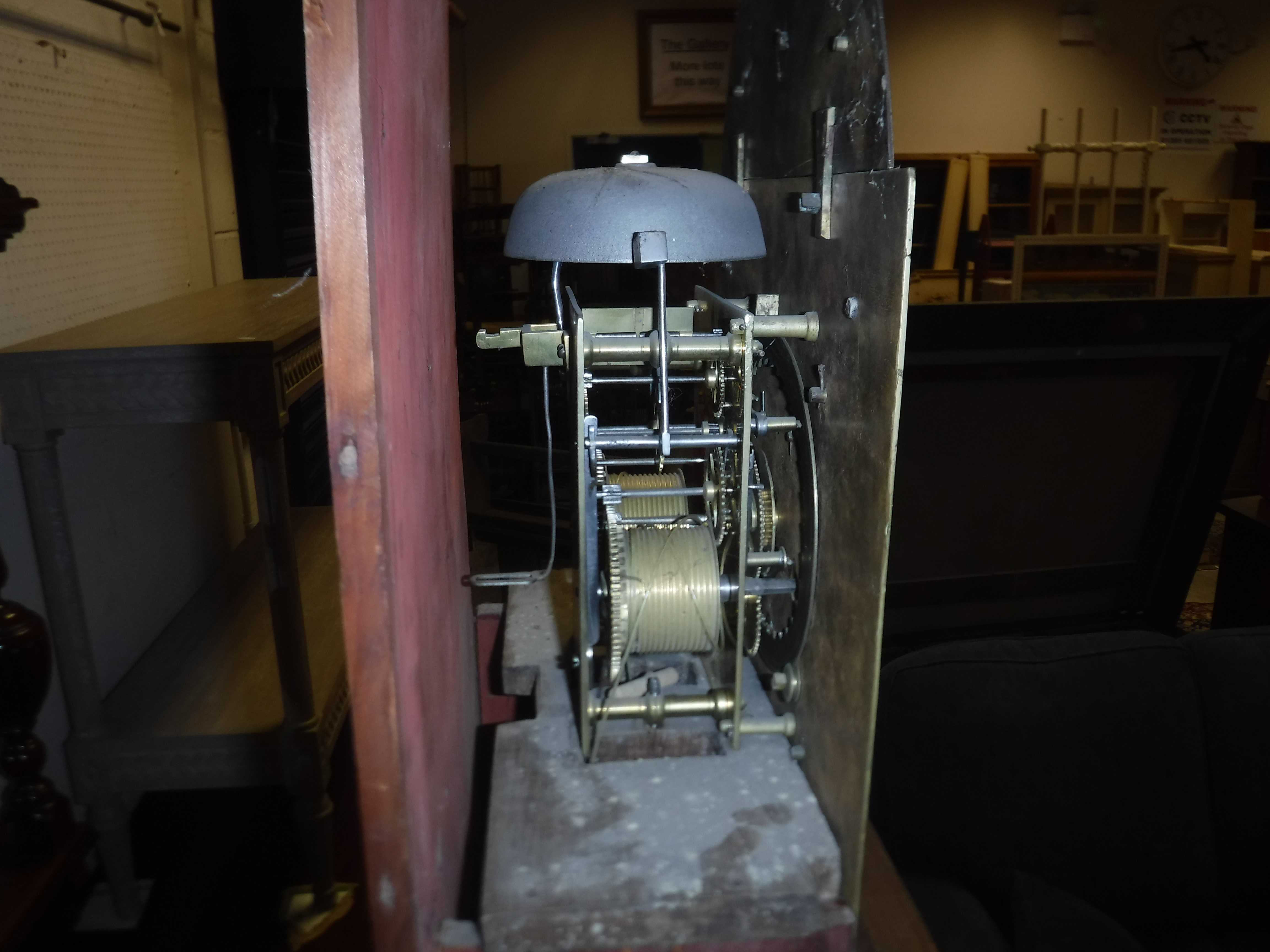 An 18th Century walnut cased long case clock, the eight day movement with silvered chapter ring, - Image 25 of 31