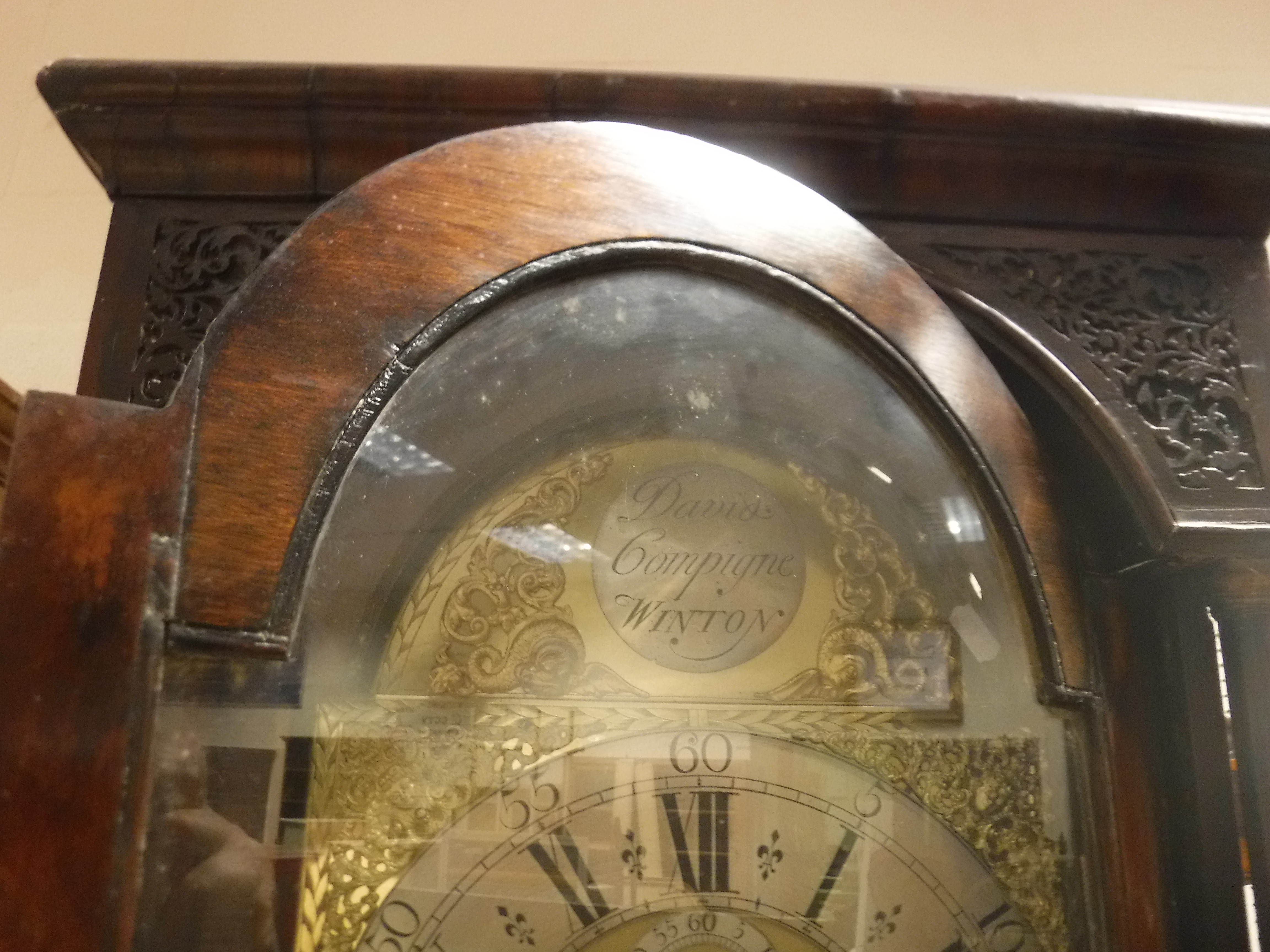 An 18th Century walnut cased long case clock, the eight day movement with silvered chapter ring, - Image 30 of 31