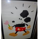 ÅBERG (POSSIBLY LASSE/LARS GUNNAR) "Mickey Mouse", colour print, limited edition No'd.