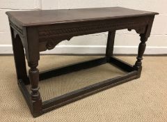 An 18th Century walnut side table,