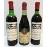Two bottles Chateau Fombrauge Grand Cru St.