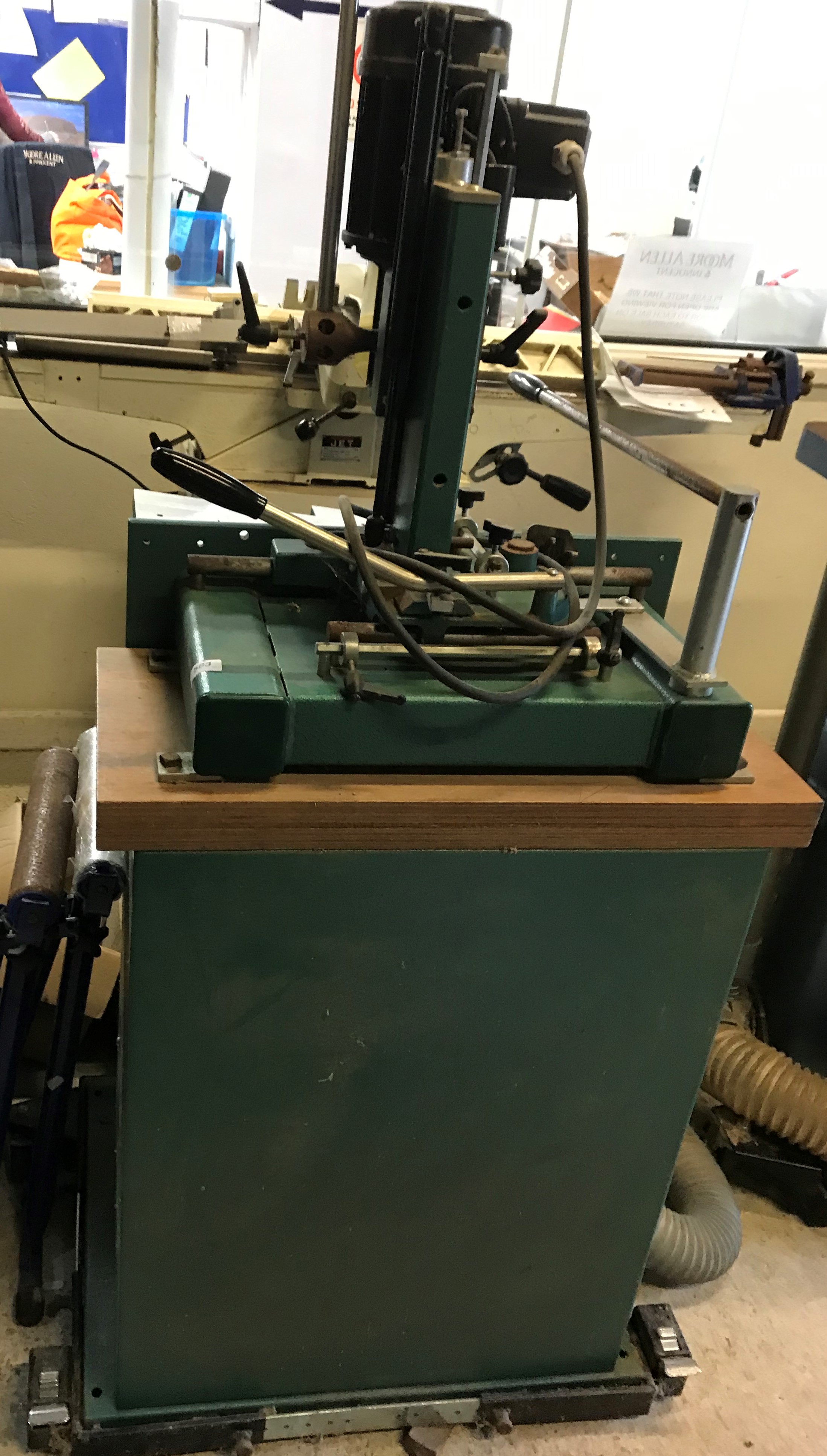 A Multico woodworking machinery PM22 morticer (single phase)