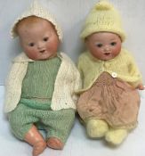 Two Armand Marseille baby dolls of small porportions,