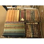 Two boxes of various books including OSBERT SITWELL "Collected Stories",