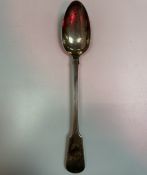 A George IV silver basting spoon (by William Eaton, London 1828), 30.5 cm long, 4.