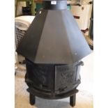A Wood Warm Firefly stove, 91 cm high,