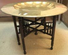 A Benares type table,