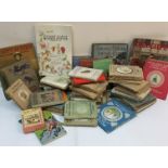 A box containing a collection of various BEATRIX POTTER books, published by F Warne & Co.