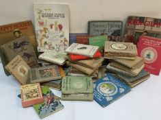 A box containing a collection of various BEATRIX POTTER books, published by F Warne & Co.