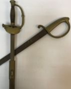 A 19th Century Military Academy dress sword,