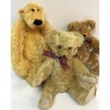 A Jennifer Coley of Cheltenham Cotswold Bears gold plush mohair bear "Fabien",