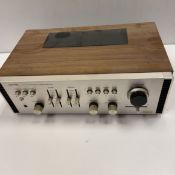 A Rotel RA-611 Solid State stereo amplifier, 43 cm wide x 26.