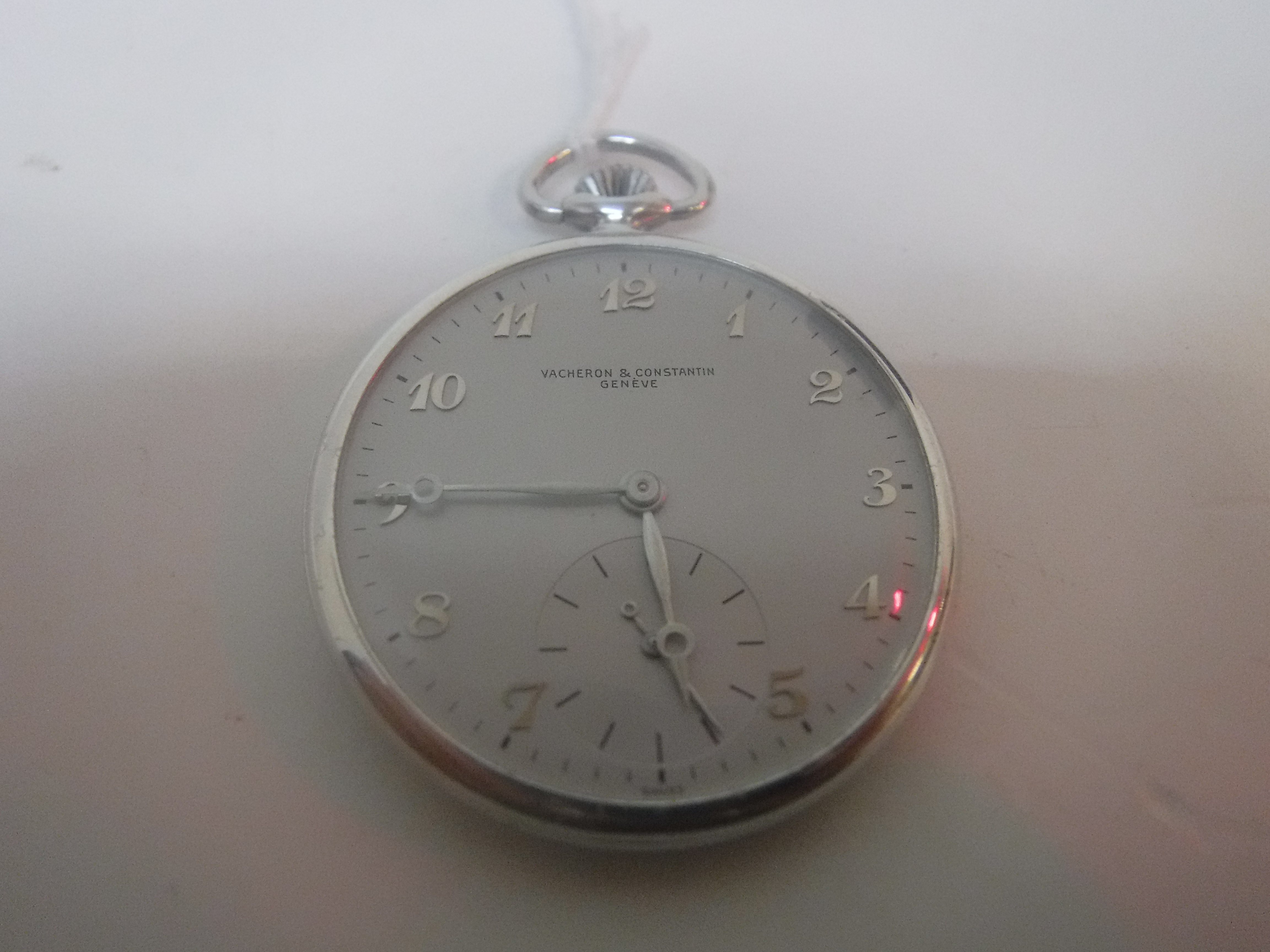 A Vacheron & Constantin aluminium cased pocket watch presented to GJ Campbell by Aluminium Ltd 1962 - Bild 13 aus 19