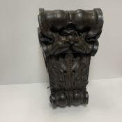 A 19th Century carved oak corbel/wall bracket of stylised green man form 29.