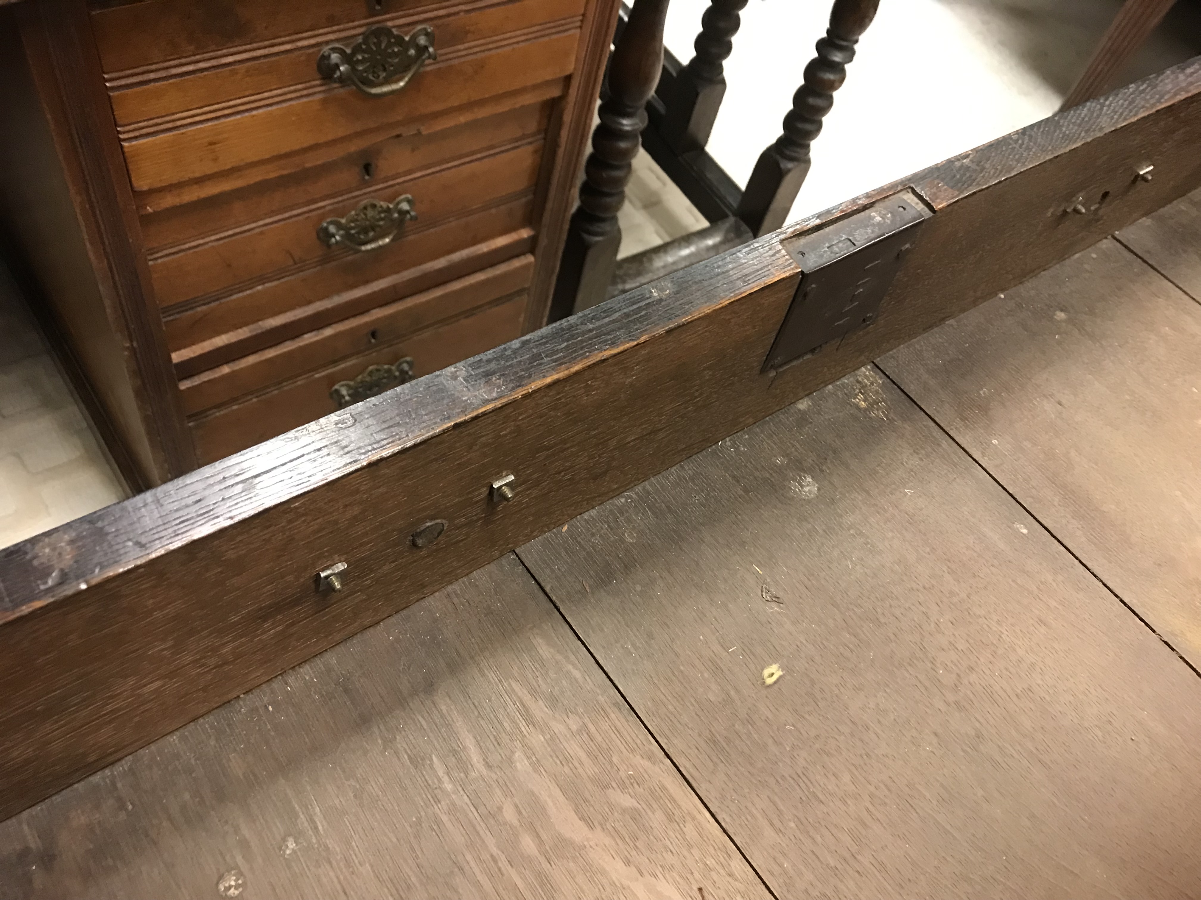 An early 18th Century walnut bureau, - Image 46 of 48