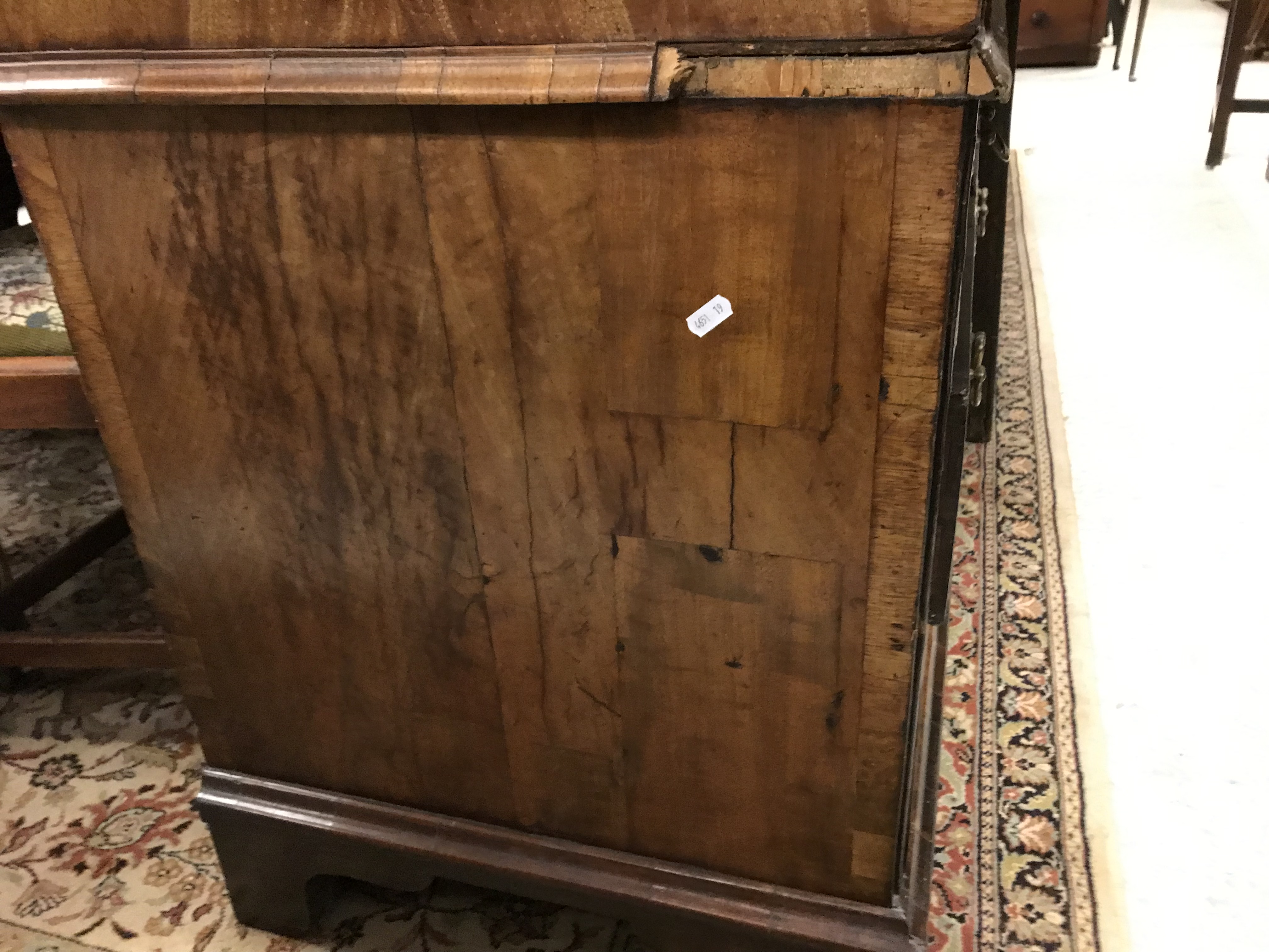 An early 18th Century walnut bureau, - Image 37 of 48