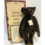 A Steiff 1907 replica teddy bear, limited edition of 3000,