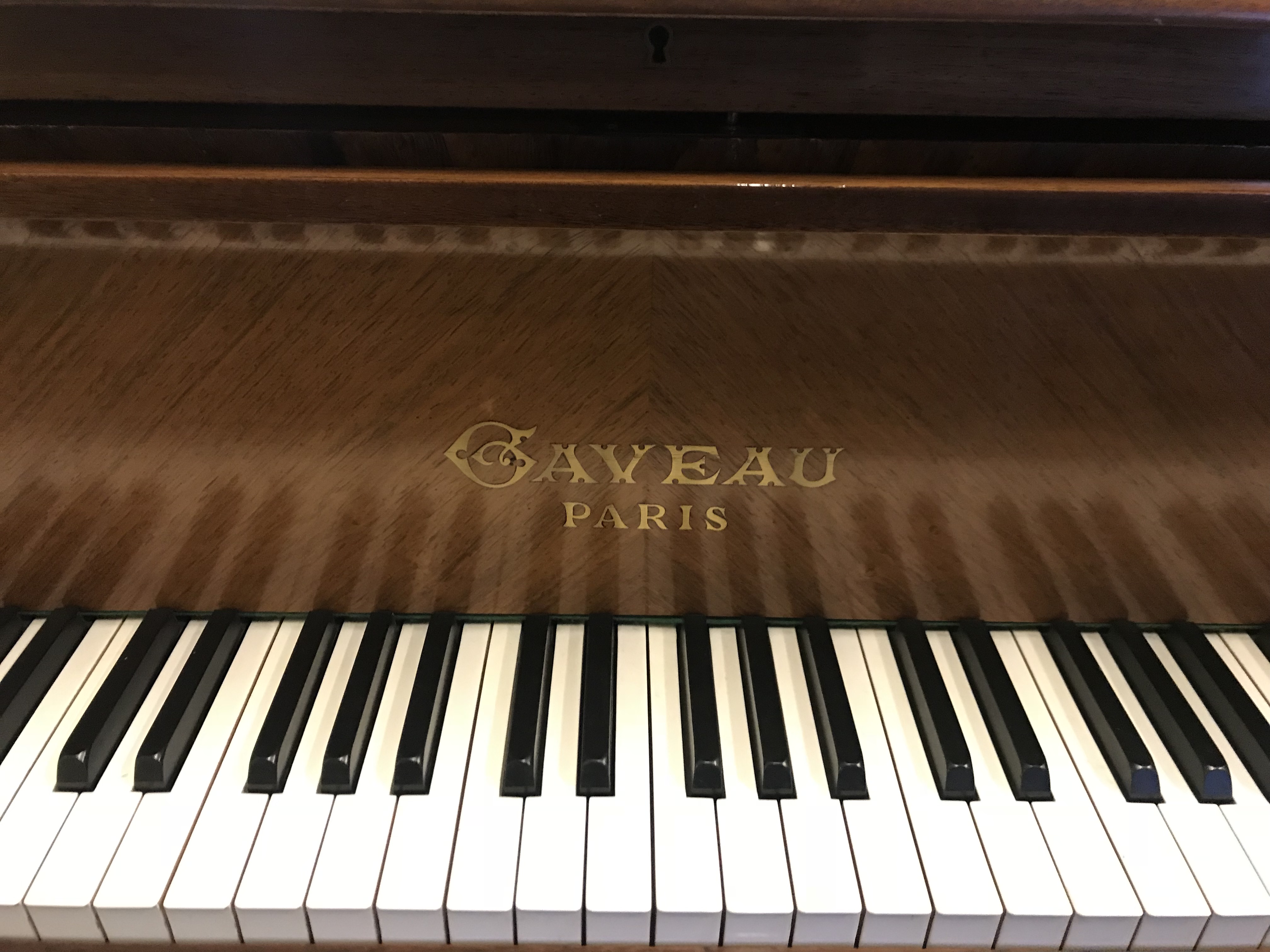 An early 20th Century rosewood starburst veneered baby grand piano, - Image 17 of 29