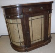 An early 19th Century mahogany breakfront chiffonier,