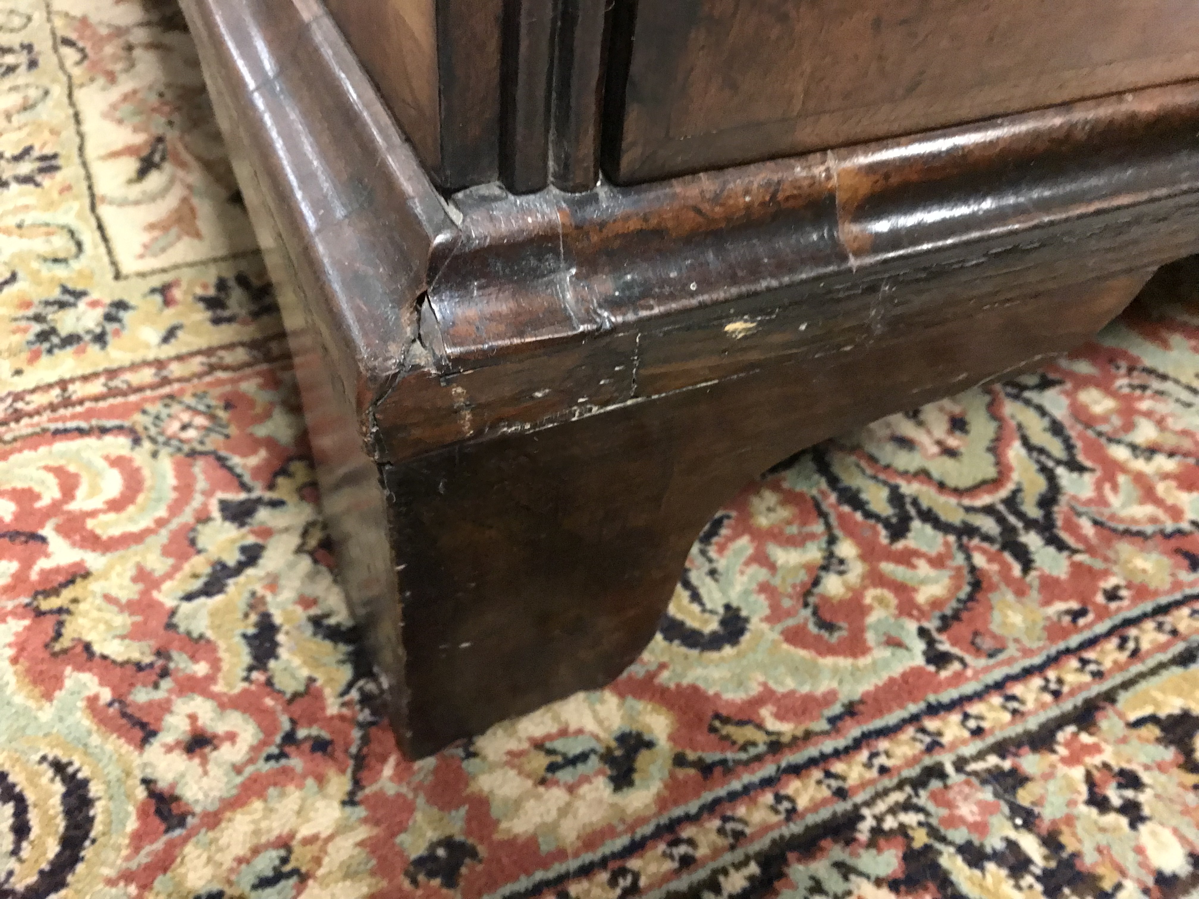 An early 18th Century walnut bureau, - Image 39 of 48