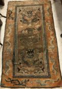 A vintage Imperial Chinese rug,