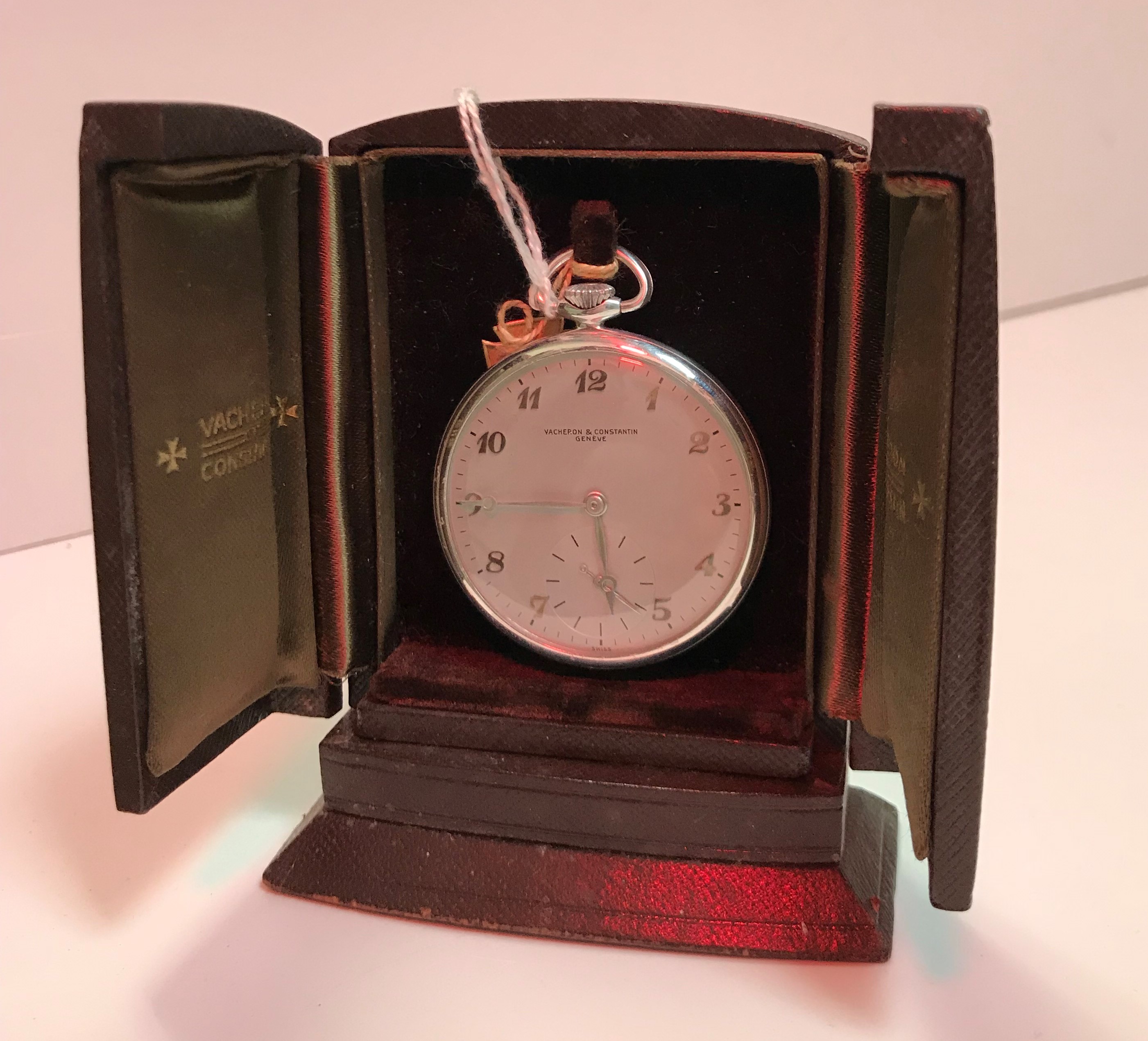 A Vacheron & Constantin aluminium cased pocket watch presented to GJ Campbell by Aluminium Ltd 1962 - Bild 2 aus 19