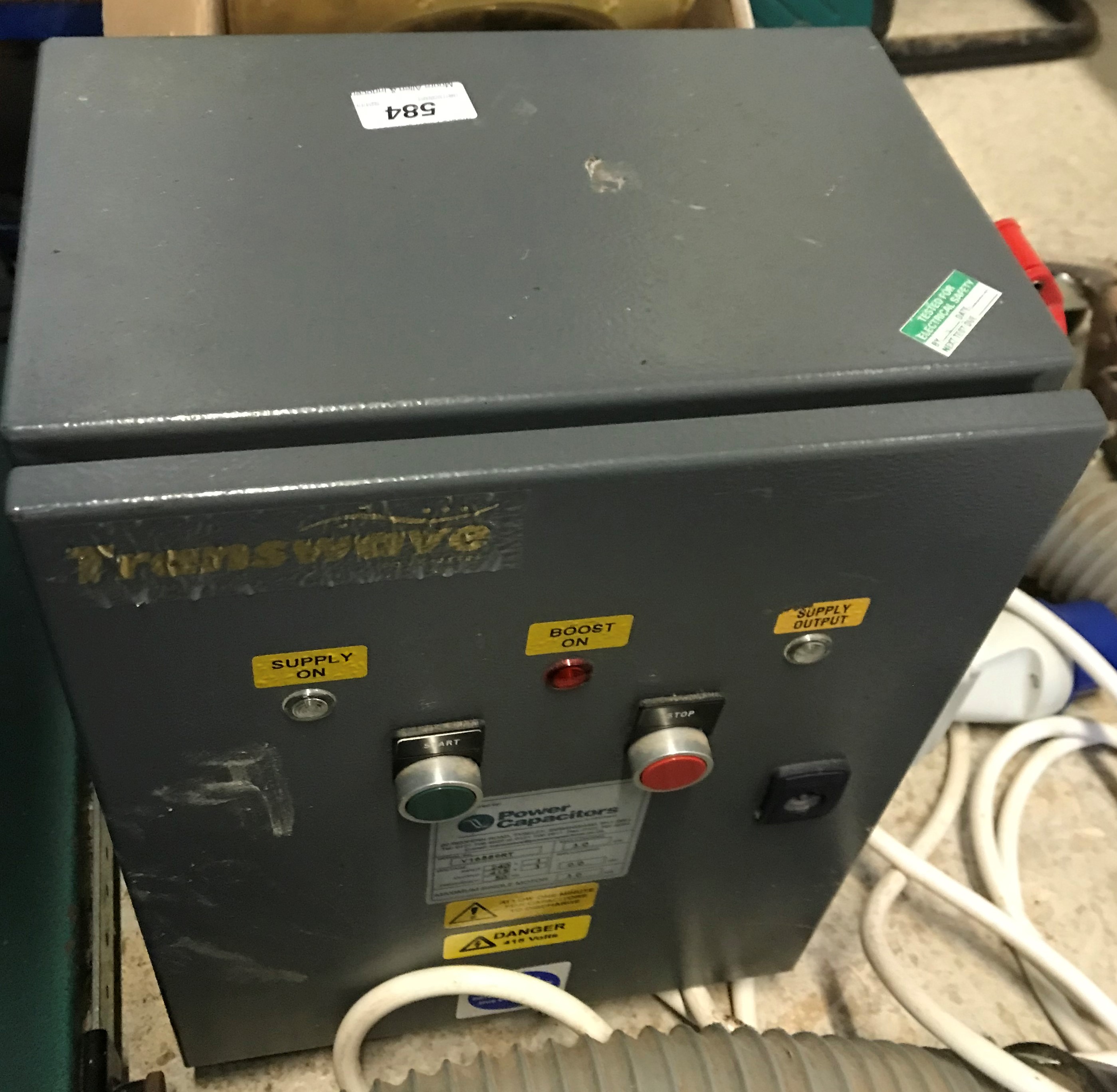 A Power Capacitors of Tysleley transwave phase converter unit