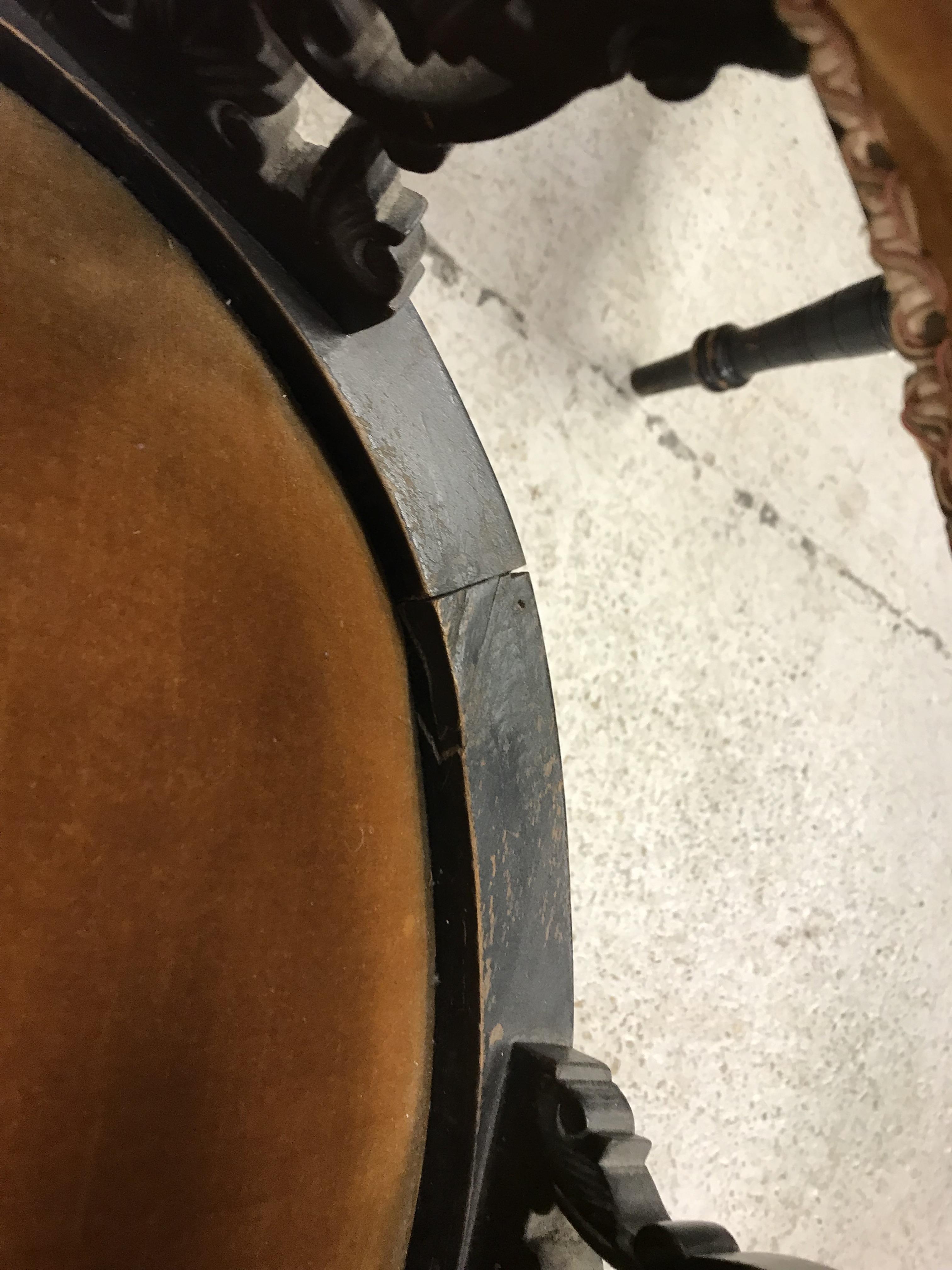 A Victorian ebonised salon suite of two tub chairs and four standard chairs CONDITION - Image 13 of 33