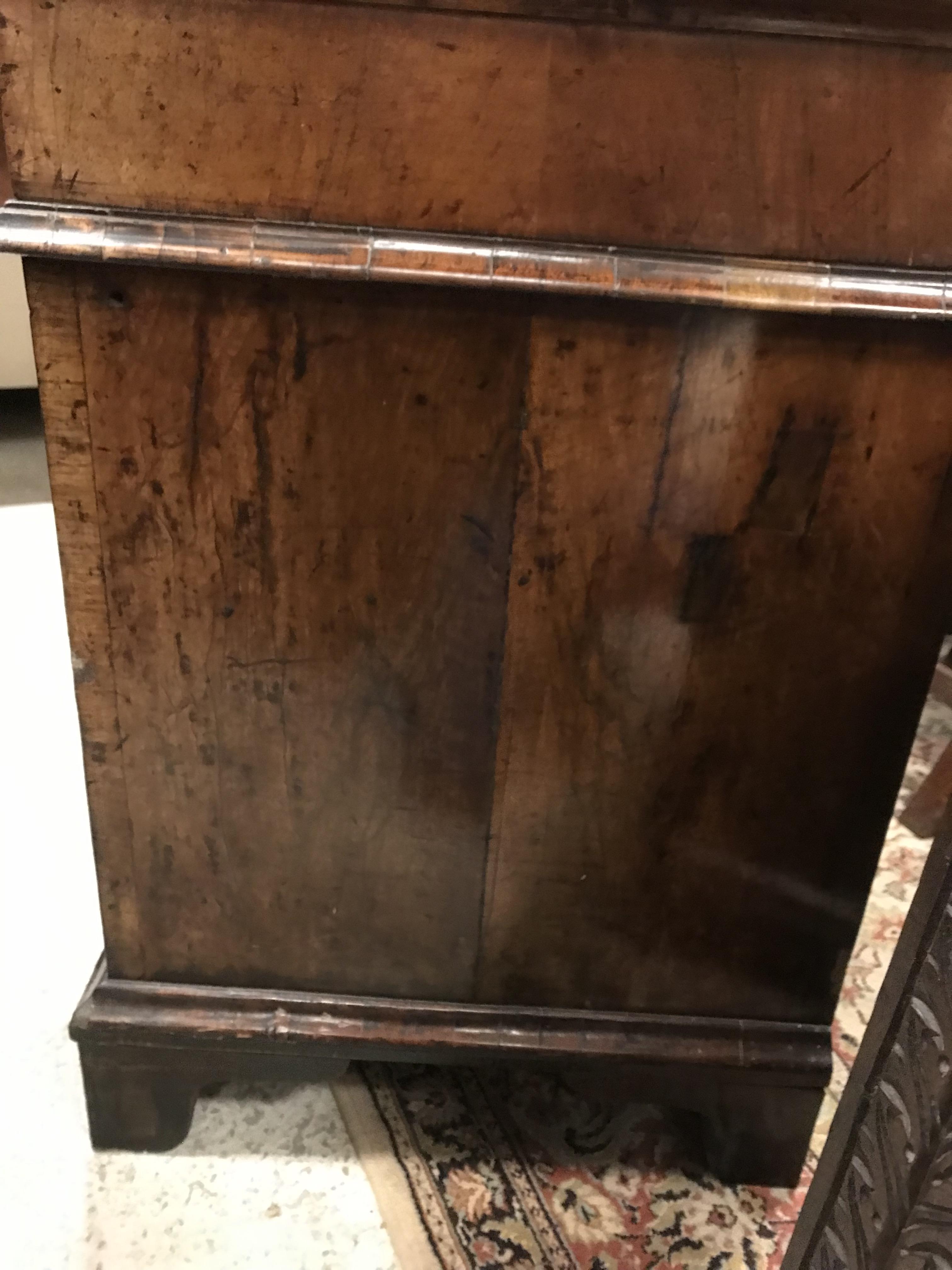 An early 18th Century walnut bureau, - Image 26 of 48