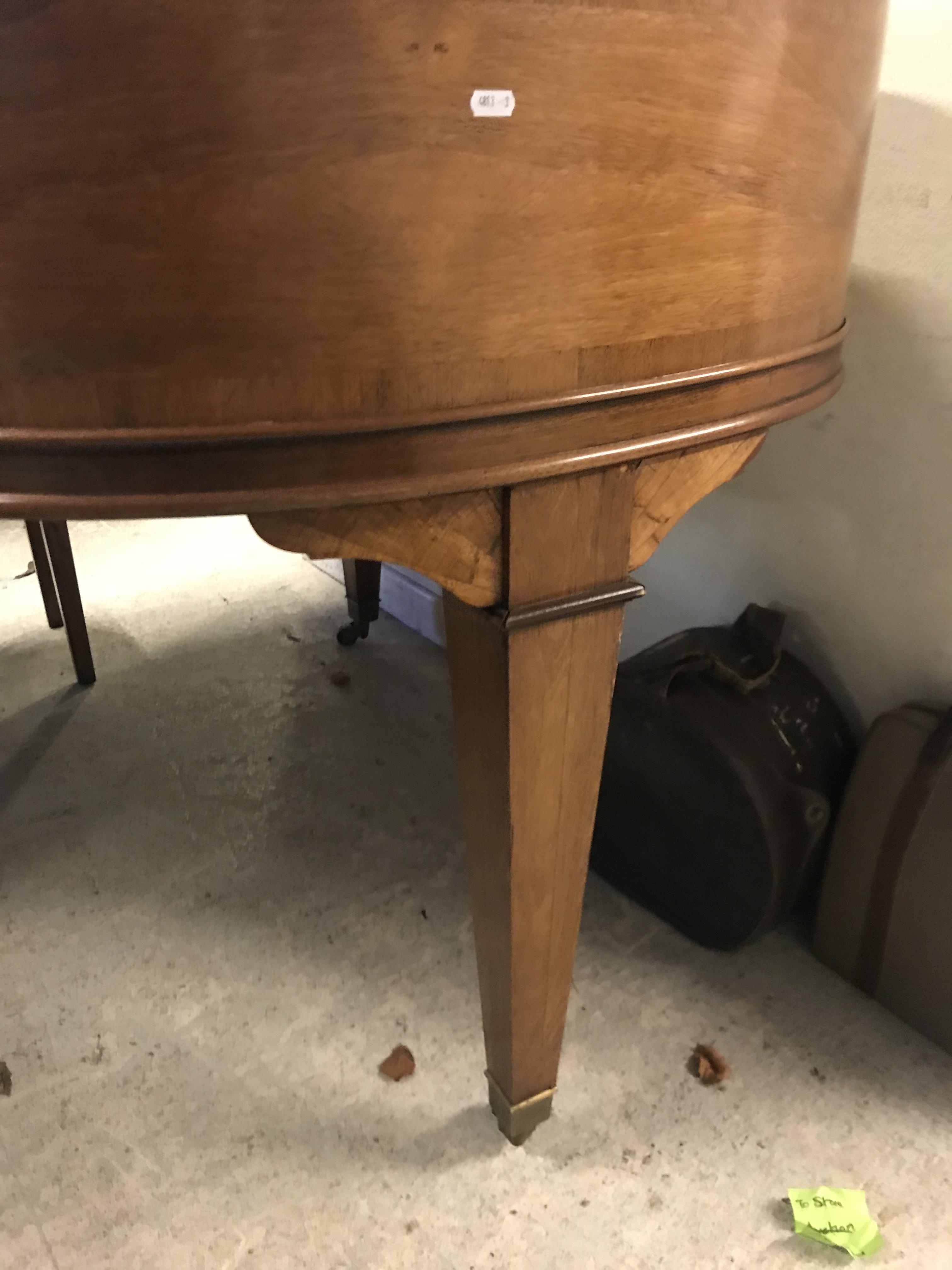 An early 20th Century rosewood starburst veneered baby grand piano, - Image 13 of 29