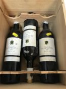 A mixed lot of wines including three bottles Chateau Montdoyen Bergerac Sec 2001,