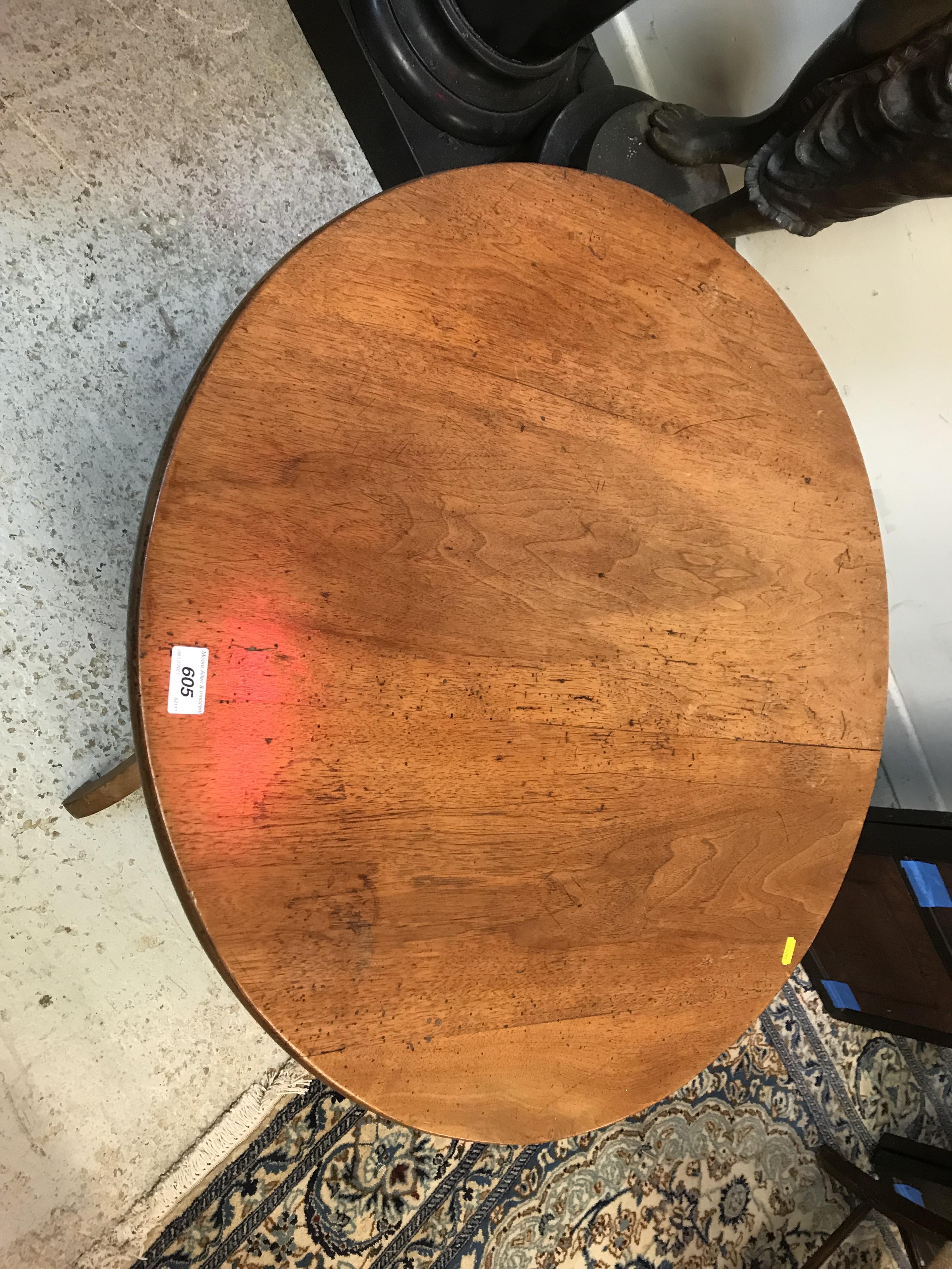 A Victorian mahogany drop leaf Pembroke table, - Image 2 of 16