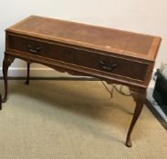 A burr walnut cased radiogram with Dynatron tuner / amp and Garrard SP25 MKIV record deck with