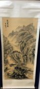 A collection of 23 various 20th Century Chinese scrolls depicting various landscapes