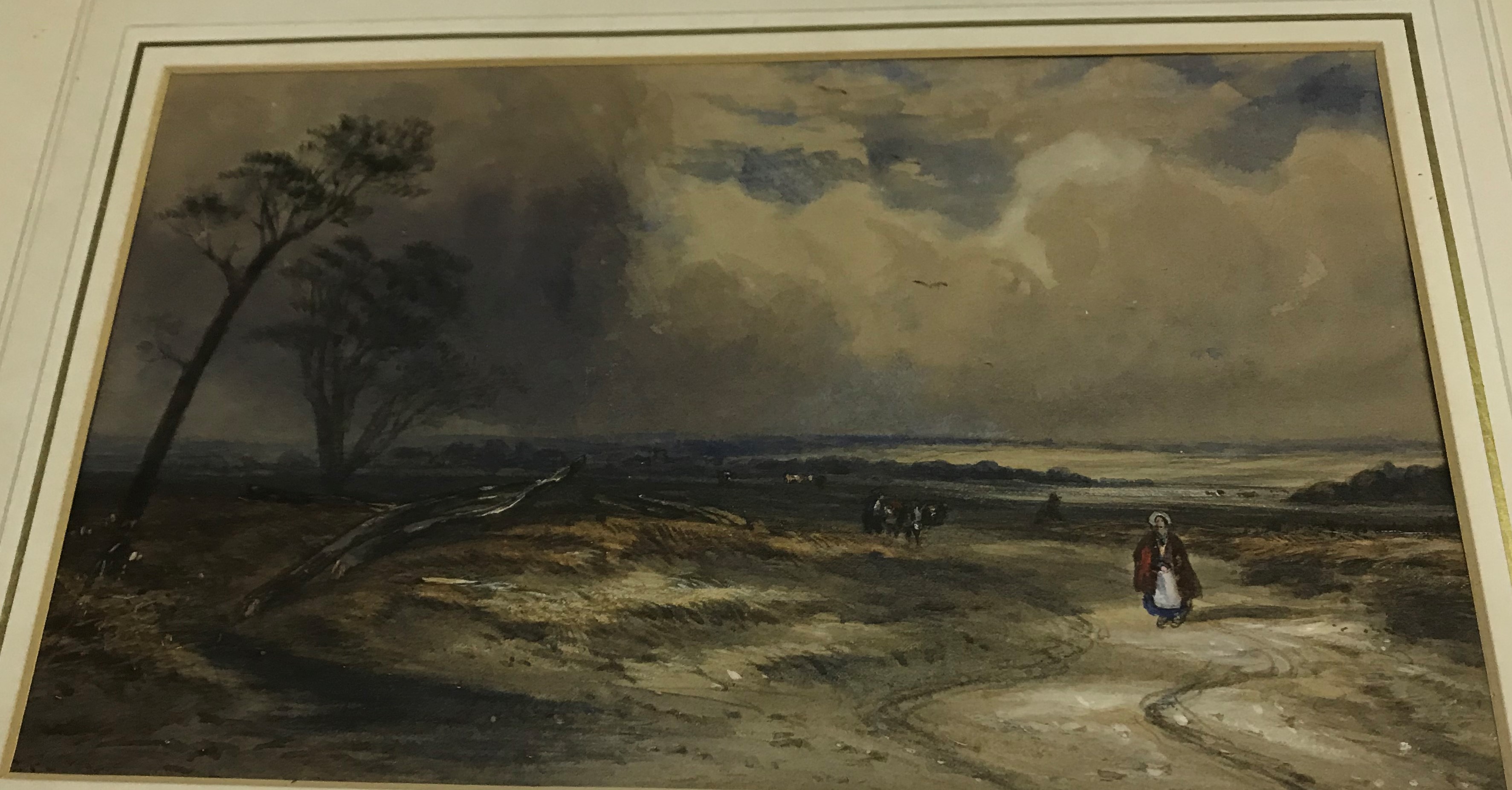 GEOFFREY LEFEVRE “North Norfolk landscape with church and windmill in the background”, - Image 3 of 25