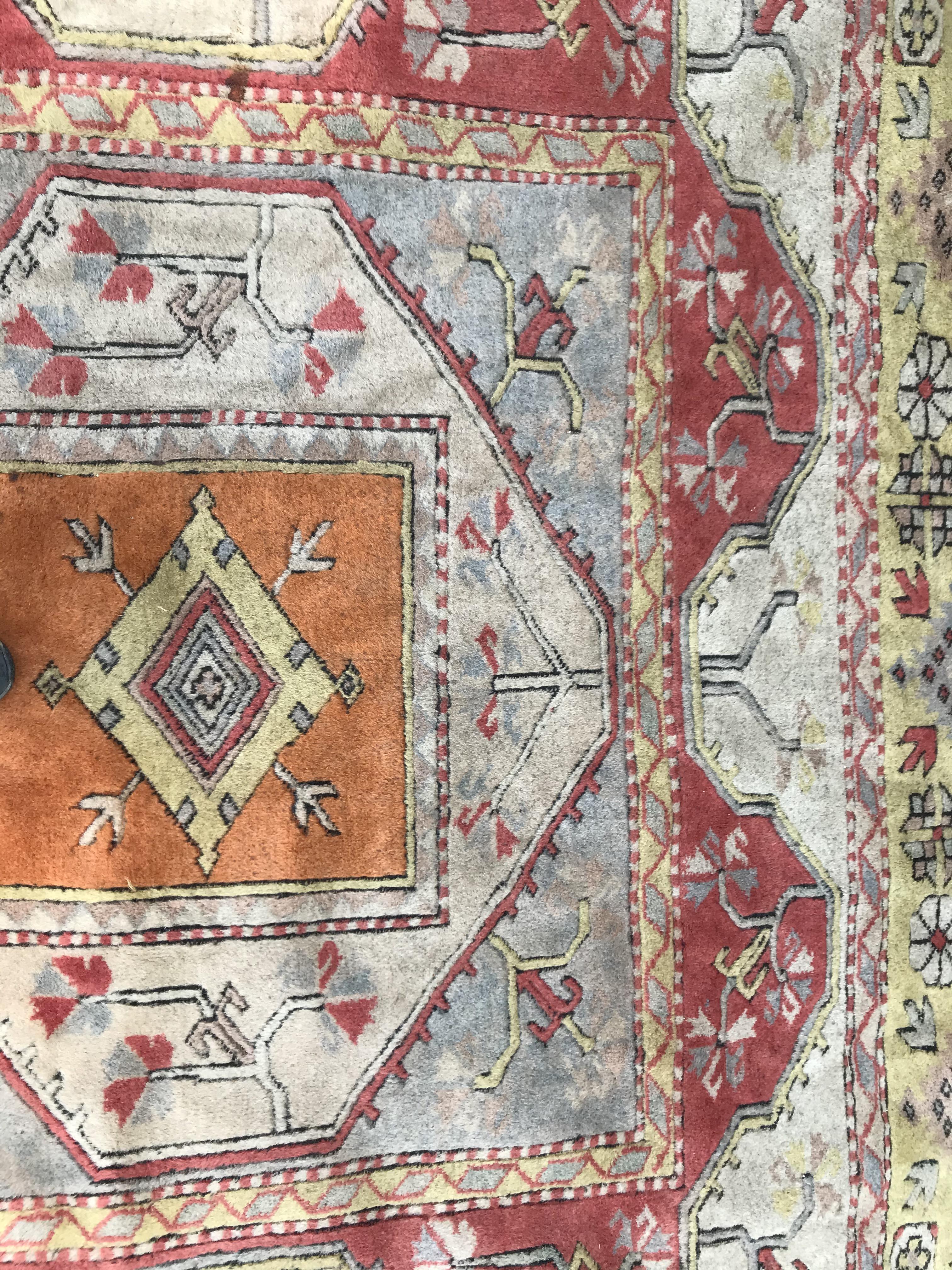 A Caucasian rug, the central panel set with three - Image 25 of 31
