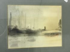 ATTRIBUTED TO CHESTER WILLIAMS "Waterscape scene w