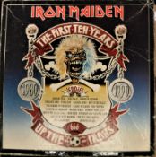 IRON MAIDEN "The First 10 Years - Up the Irons 1980-1990", a boxed collection of re-issued vinyl