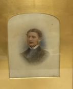 CIRCA 1900 ENGLISH SCHOOL "Thomas Browning Reeves of County Kildare 1848-1910", study of a young man