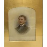 CIRCA 1900 ENGLISH SCHOOL "Thomas Browning Reeves of County Kildare 1848-1910", study of a young man