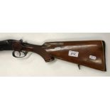 A Baikal Model IJ-58M 12 bore shotgun, double barrel, side by side, box lock, non ejector, 28.5"