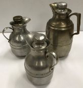 A Thermos No.45 jug x 2 and another slightly larger inscribed "C.H & F.C 1935 Long Jump"
