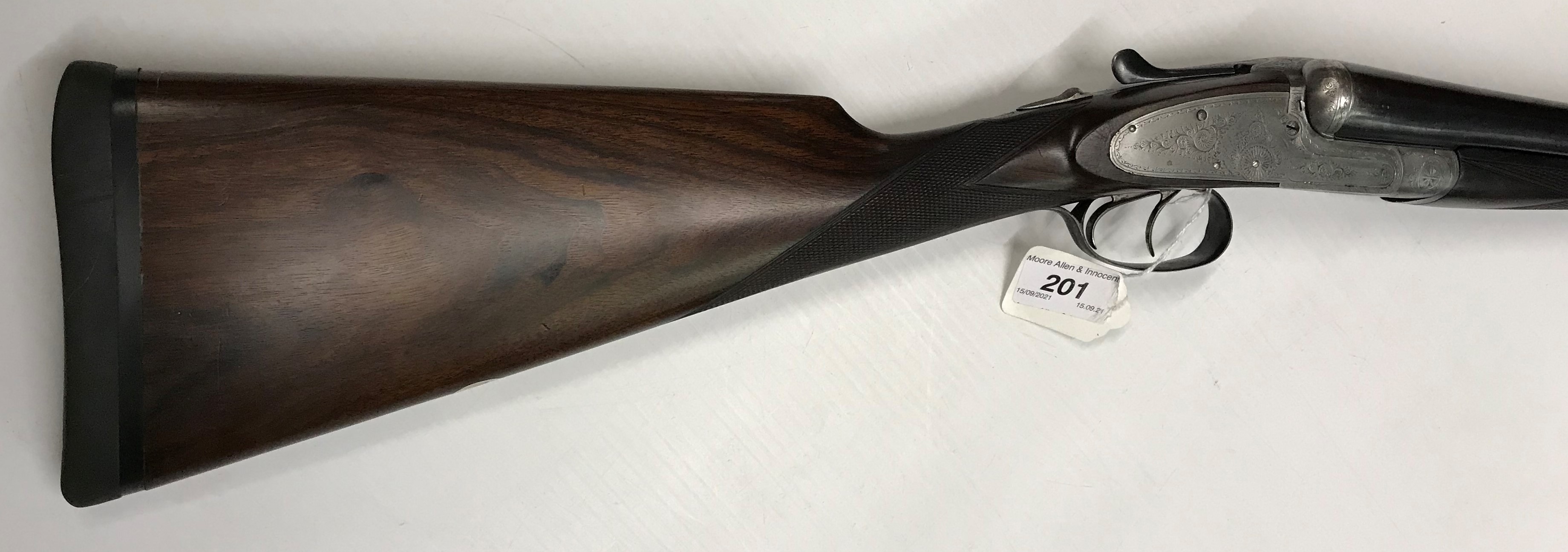 A Charles & Herbert Weston of Brighton 12 bore shotgun, double barrel, side by side, side lock - Image 2 of 2