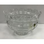 A Waterford Crystal "Kings" trophy bowl inscribed "Guinness Special Festival Award Channel 4