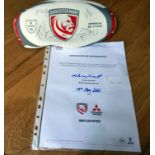 Gloucester Rugby 2019/20 season ball signed by Gloucester Rugby squad-gifted by Mitsubishi