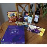 Wine and treats hamper-gifted by McColl’s,